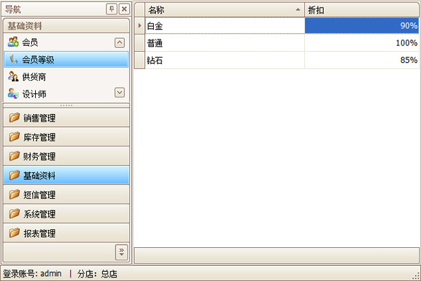珠宝首饰会员级别