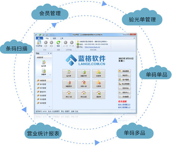 蓝格眼镜店管理软件