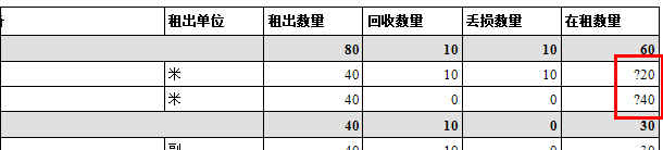 建筑租赁管理软件问号意义,蓝格建筑租赁管理软件