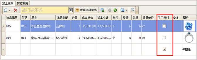 珠宝工厂原料