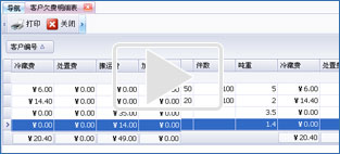 应收账款明细报表查看