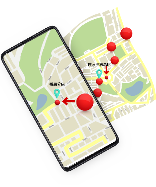 附近美容院门店位置查询